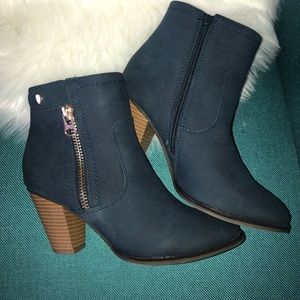 Apt 9 Navy Claudine Ankle Booties